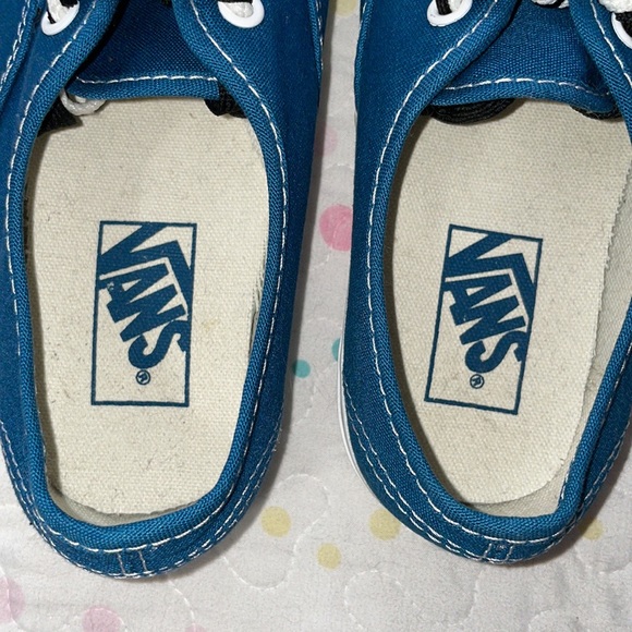 CUSTOM LACED VANS SIZE 5.5 TEAL/BLUE - Picture 9 of 14